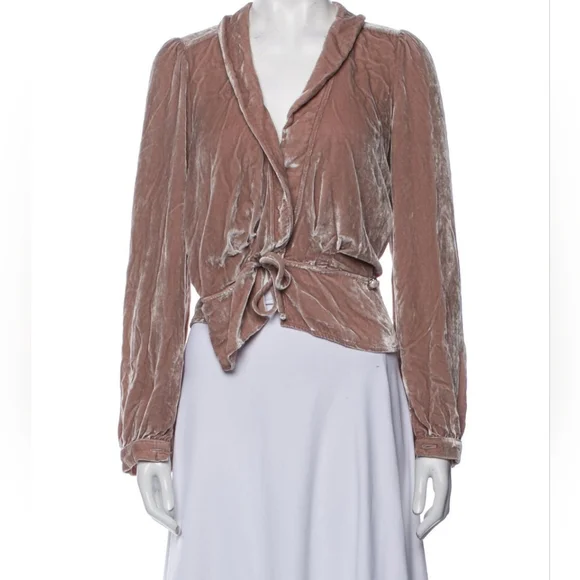 Reformation Festive Velvet Jacket - Picture 4 of 7